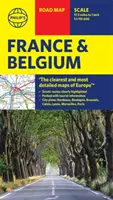 Philip's Road Map Francia y Bélgica - Philip's Road Map France and Belgium