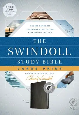 La Biblia de Estudio Swindoll NLT, Letra Grande - The Swindoll Study Bible NLT, Large Print