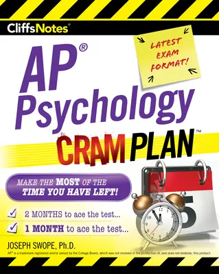 CliffsNotes AP Psychology Cram Plan