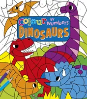 Colorear por números: Dinosaurios - Colour by Numbers: Dinosaurs