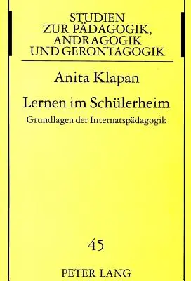 Aprender en Schuelerheim: Grundlagen Der Internatspaedagogik - Lernen Im Schuelerheim: Grundlagen Der Internatspaedagogik