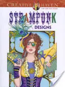 Libro para colorear de Creative Haven Diseños Steampunk - Creative Haven Steampunk Designs Coloring Book