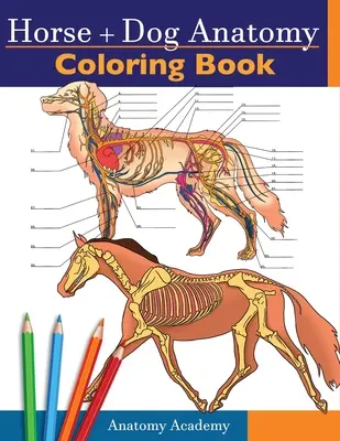 Caballo + Perro Anatomía Libro para colorear: 2-en-1 Recopilación increíblemente detallada de auto-prueba equina y canina Anatomía libro de ejercicios para colorear Regalo perfecto para Veterinarios - Horse + Dog Anatomy Coloring Book: 2-in-1 Compilation Incredibly Detailed Self-Test Equine & Canine Anatomy Color workbook Perfect Gift for Veterinary