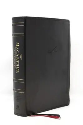 Nasb, Biblia de Estudio MacArthur, 2a Edición, Piel suave, Negra, Índice de pulgares, Impresión cómoda: Desvelando la verdad de Dios verso a verso - Nasb, MacArthur Study Bible, 2nd Edition, Leathersoft, Black, Thumb Indexed, Comfort Print: Unleashing God's Truth One Verse at a Time