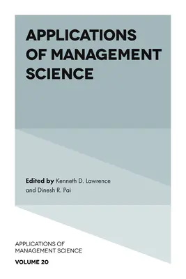 Aplicaciones de la ciencia de la gestión - Applications of Management Science
