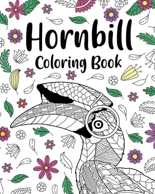 Libro para colorear de Cormorán - Hornbill Coloring Book