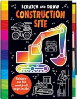 Rasca y Dibuja - Libro de actividades de Scratch Art - Scratch and Draw Construction Site - Scratch Art Activity Book