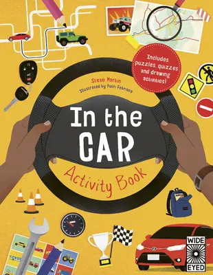 Libro de actividades para el coche: Incluye rompecabezas, pruebas y actividades de dibujo. - In the Car Activity Book: Includes Puzzles, Quizzes and Drawing Activities!