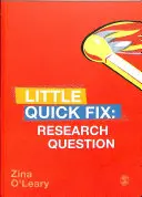 Pregunta de investigación: Pequeña solución rápida - Research Question: Little Quick Fix