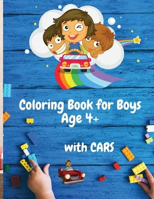 Libro para colorear para niños con coches Edad 4+: 50 imágenes para colorear con coches Libro para colorear para niños Edades 4-8 Amazing Car Series for Boys - Coloring Book for Boys with Cars Age 4+: 50 Colouring Images with Cars Coloring Book for Boys Ages 4-8 Amazing Car Series for Boys