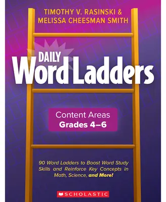 Daily Word Ladders Áreas de contenido, Grados 4-6 - Daily Word Ladders Content Areas, Grades 4-6