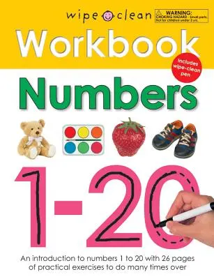 Cuaderno Wipe Clean Números 1-20 [Con rotulador Wipe Clean] - Wipe Clean Workbook Numbers 1-20 [With Wipe Clean Pen]