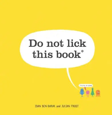 No lamas este libro - Do Not Lick This Book