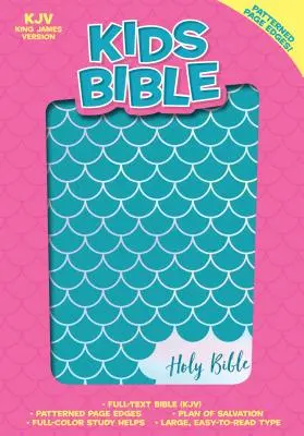 Biblia KJV para niños, Aqua Leathertouch - KJV Kids Bible, Aqua Leathertouch