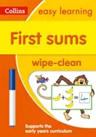 First Sums Age 3-5 Wipe Clean Activity Book - Ideal para aprender en casa - First Sums Age 3-5 Wipe Clean Activity Book - Ideal for Home Learning