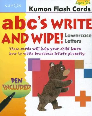 ¡ABC Escribe y Borra! Letras minúsculas [Con bolígrafo] - ABC's Write and Wipe!: Lowercase Letters [With Pen]