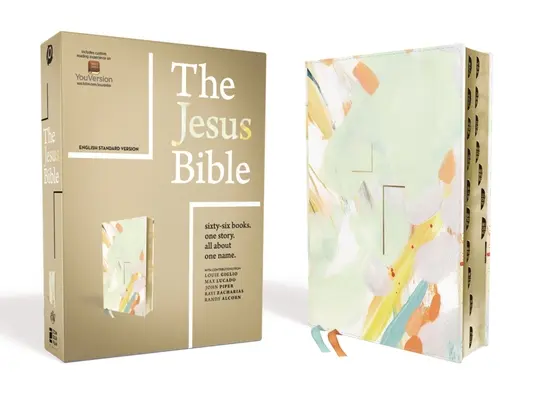 La Biblia de Jesús, Edición RVR, Piel, Multicolor/Talco, Indizada - The Jesus Bible, ESV Edition, Leathersoft, Multi-Color/Teal, Indexed
