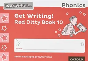 Leer Escribir Inc. Phonics: ¡Get Writing! Red Ditty Book 10 Paquete de 10 - Read Write Inc. Phonics: Get Writing! Red Ditty Book 10 Pack of 10