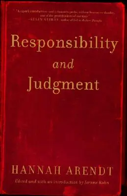 Responsabilidad y juicio - Responsibility and Judgment