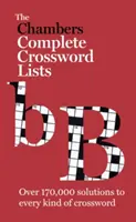 Las listas de crucigramas de Chambers - Nueva edición - Libro - The Chambers Crossword Lists - New Edition - Book