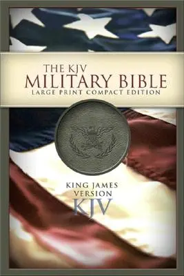 Biblia Militar-KJV-Impresión Grande Compacta - Military Bible-KJV-Large Print Compact