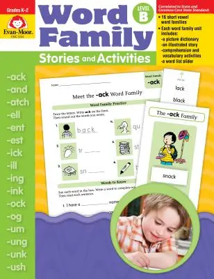 Historias y actividades de familias de palabras Nivel B - Word Family Stories & Activities Level B