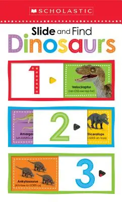 Dinosaurios 123: Scholastic Early Learners (Deslizar y encontrar) - Dinosaurs 123: Scholastic Early Learners (Slide and Find)