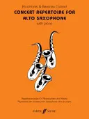 Concert Repertoire for Alto Saxophone with Piano (Repertorio de concierto para saxofón alto con piano) - Concert Repertoire for Alto Saxophone with Piano