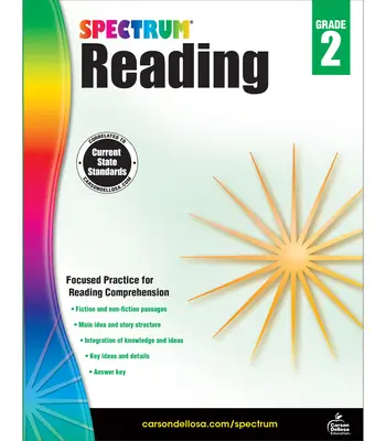 Cuaderno de lectura Spectrum, 2º curso - Spectrum Reading Workbook, Grade 2