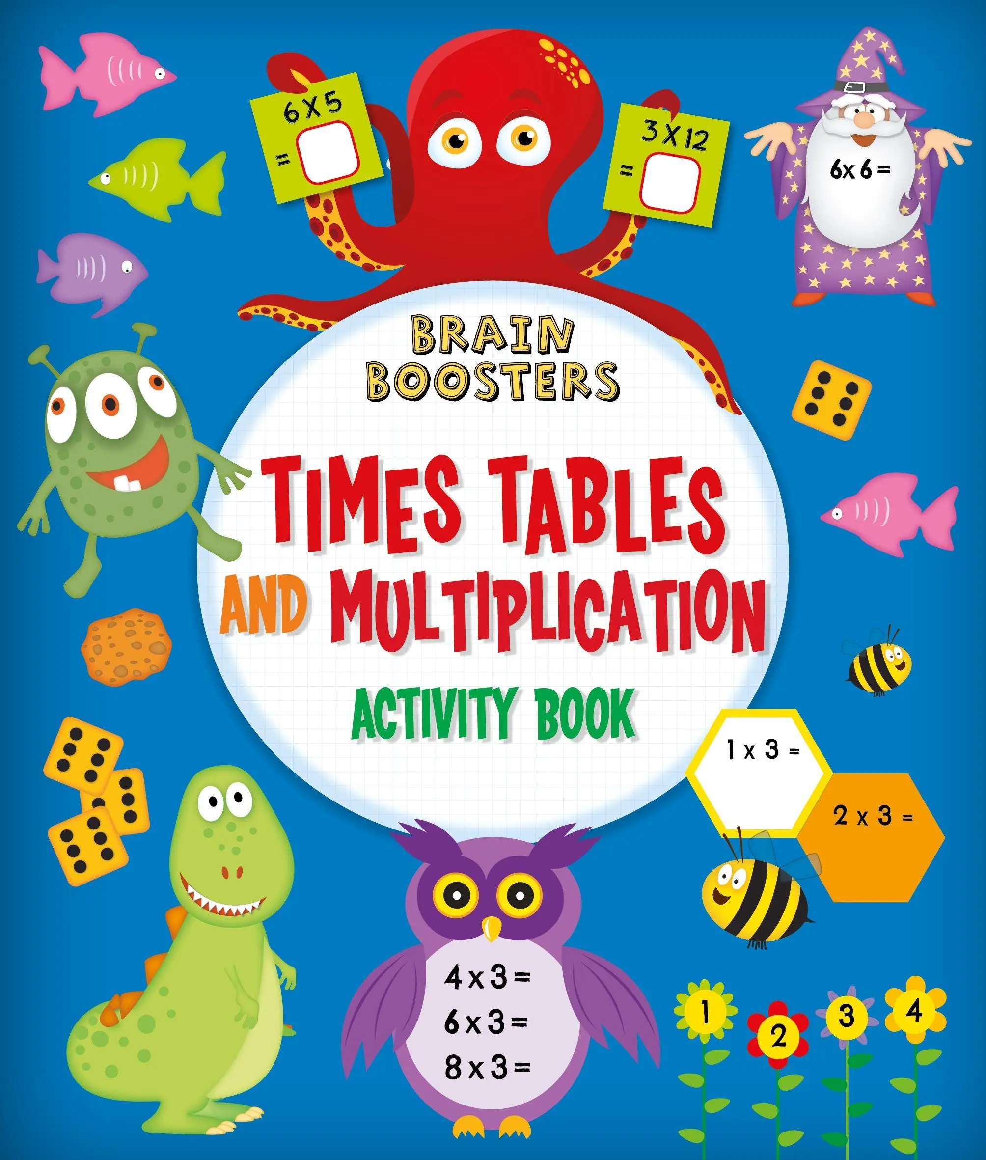 Brain Boosters: Libro de actividades de multiplicación y tablas de multiplicar - Brain Boosters: Times Tables and Multiplication Activity Book