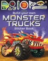 Libro de pegatinas Construye tus propios camiones monstruosos - Build Your Own Monster Trucks Sticker Book