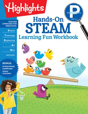 Preescolar Manos a la Obra Steam Learning Fun Workbook - Preschool Hands-On Steam Learning Fun Workbook