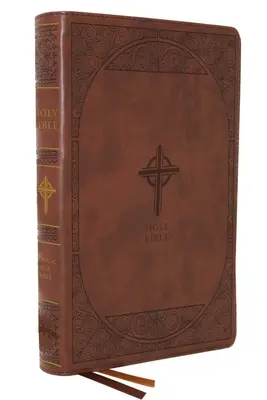 Nabre, Nueva Biblia Americana, Edición Revisada, Biblia Católica, Edición con letra grande, Leathersoft, Marrón, Comfort Print: Santa Biblia - Nabre, New American Bible, Revised Edition, Catholic Bible, Large Print Edition, Leathersoft, Brown, Comfort Print: Holy Bible