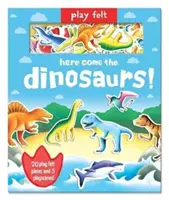 Jugar al fieltro ¡Aquí vienen los dinosaurios! - Play Felt Here come the dinosaurs!