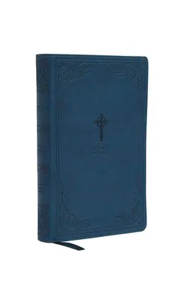 Nrsv, Biblia Católica, Edición de Regalo, Leathersoft, Teal, Comfort Print: Santa Biblia - Nrsv, Catholic Bible, Gift Edition, Leathersoft, Teal, Comfort Print: Holy Bible