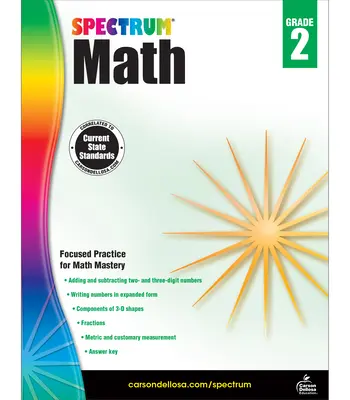 Spectrum Math Workbook, Grado 2 - Spectrum Math Workbook, Grade 2