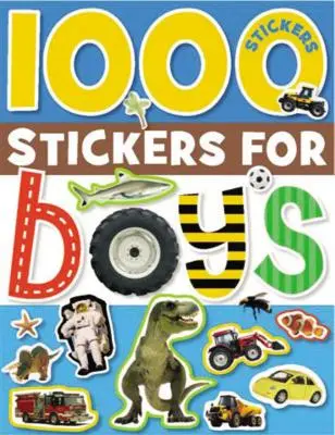 1000 pegatinas para niños [Con pegatina(s)] - 1000 Stickers for Boys [With Sticker(s)]