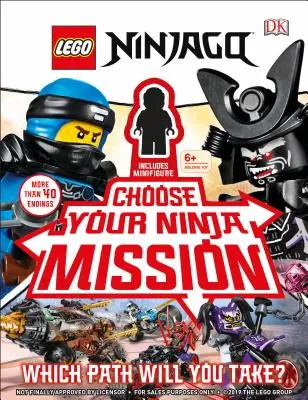 Lego Ninjago Elige tu Misión Ninja: Con la minifigura Jay de Ninjago - Lego Ninjago Choose Your Ninja Mission: With Ninjago Jay Minifigure