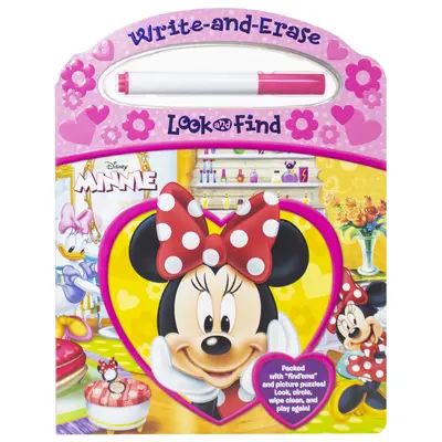 Disney Minnie Mouse - Busca y Encuentra Escribe y Borra [Con Rotulador] - Disney Minnie Mouse - Write-And-Erase Look and Find [With Marker]