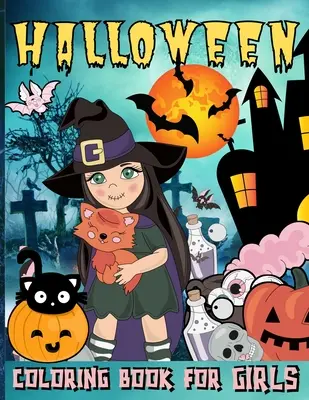 Libro de Halloween para colorear - Halloween Coloring Book For Girls