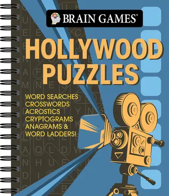 Juegos de ingenio - Hollywood Puzzles: Sopas de letras, crucigramas, acrósticos, criptogramas, anagramas y escaleras de palabras. - Brain Games - Hollywood Puzzles: Word Searches, Crosswords, Acrostics, Cryptograms, Anagrams & Word Ladders!