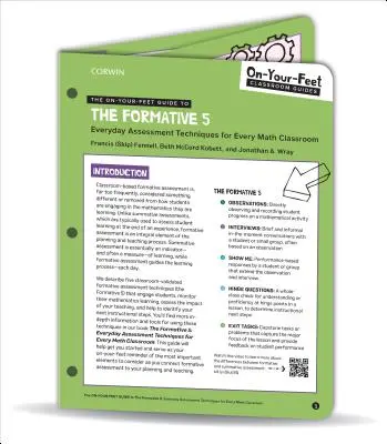 The On-Your-Feet Guide to the Formative 5: Técnicas de evaluación cotidianas para todas las aulas de matemáticas - The On-Your-Feet Guide to the Formative 5: Everyday Assessment Techniques for Every Math Classroom