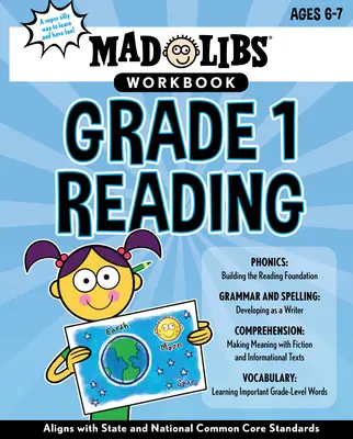 Cuaderno de trabajo Mad Libs: Grado 1 Lectura - Mad Libs Workbook: Grade 1 Reading