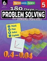 180 días de resolución de problemas para quinto curso: Practicar, evaluar, diagnosticar - 180 Days of Problem Solving for Fifth Grade: Practice, Assess, Diagnose