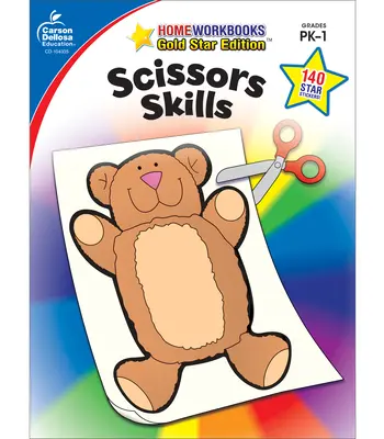 Scissors Skills, Grados Pk - 1: Edición Gold Star - Scissors Skills, Grades Pk - 1: Gold Star Edition