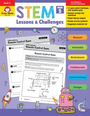 Lecciones y retos Stem, 5º curso - Stem Lessons and Challenges, Grade 5