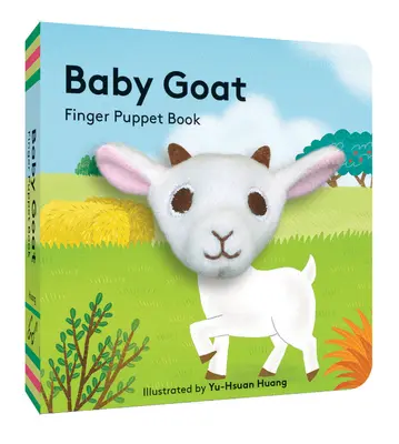 Bebé Cabra: Libro de títeres de dedo: (El mejor libro de bebé para recién nacidos, Libro de cartón con animal de peluche) - Baby Goat: Finger Puppet Book: (Best Baby Book for Newborns, Board Book with Plush Animal)