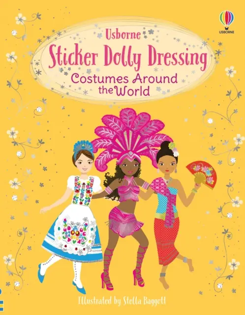 Pegatinas Dolly Disfraces de todo el mundo - Sticker Dolly Dressing Costumes Around the World