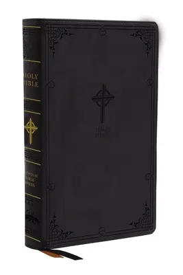 Nabre, Nueva Biblia Americana, Edición Revisada, Biblia Católica, Edición Grande, Leathersoft, Negro, Comfort Print: Santa Biblia - Nabre, New American Bible, Revised Edition, Catholic Bible, Large Print Edition, Leathersoft, Black, Comfort Print: Holy Bible