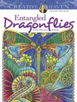 Creative Haven Libro para colorear de Libélulas enredadas - Creative Haven Entangled Dragonflies Coloring Book